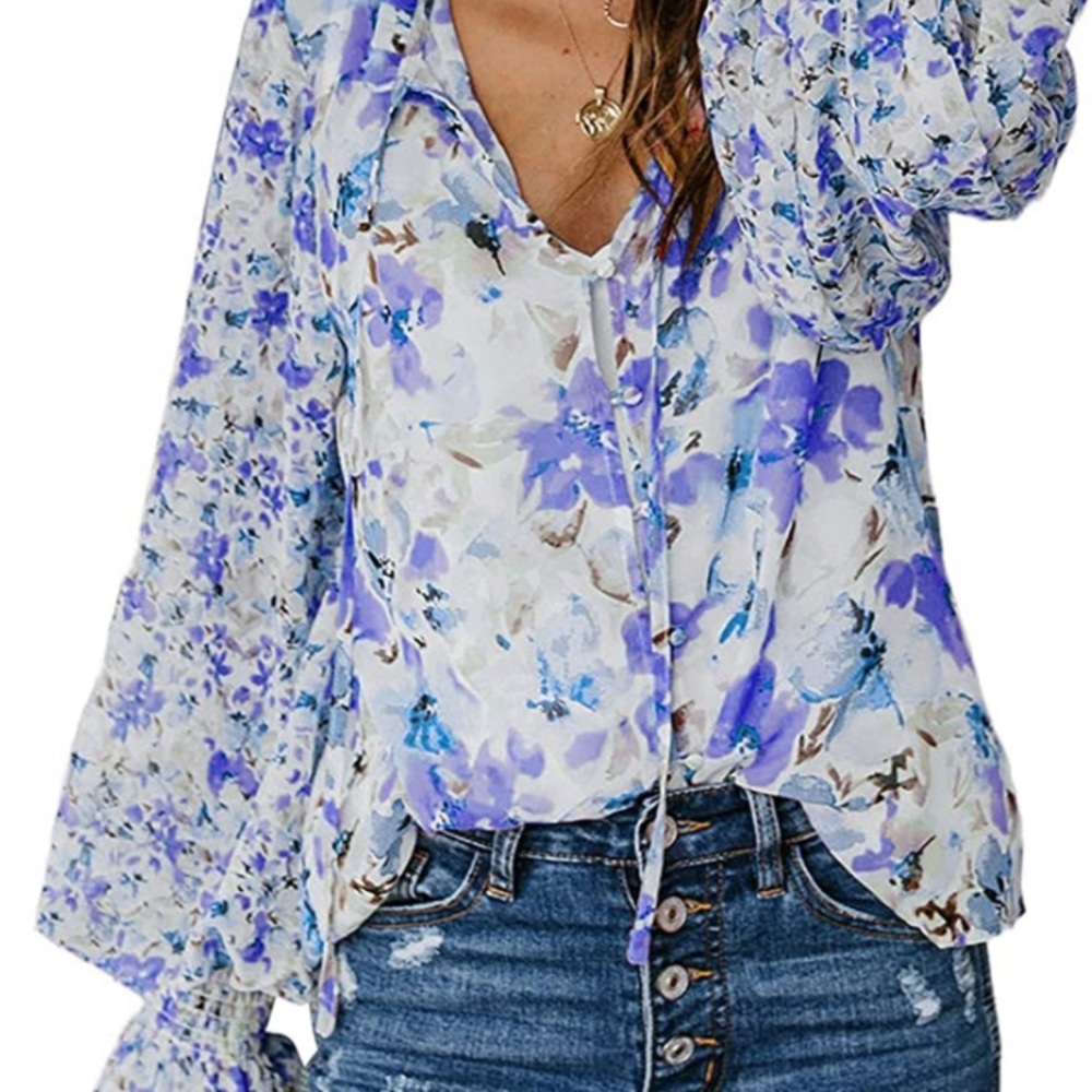 Women’s floral blouse XXL